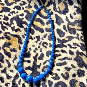 Blue necklace